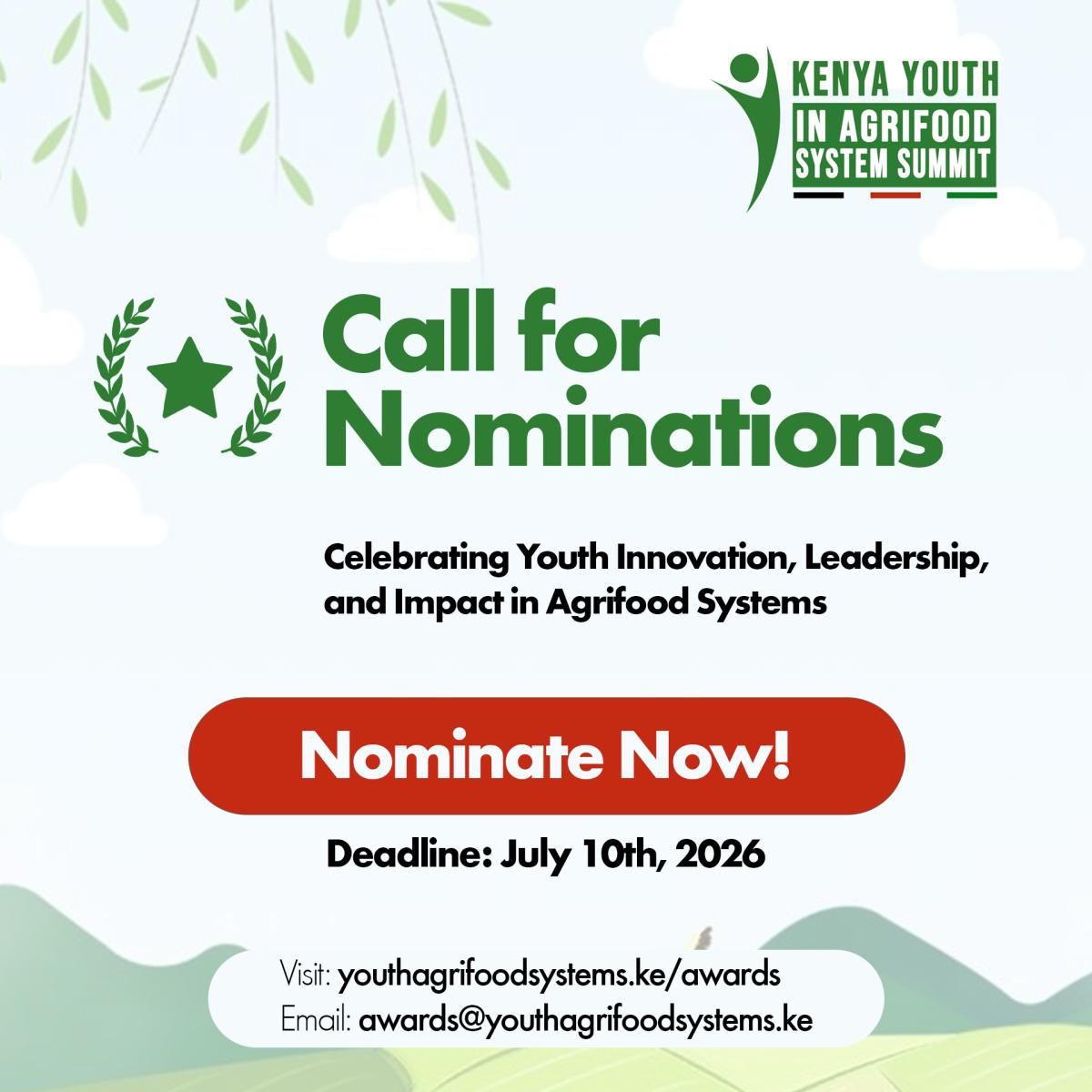 Youth in Agrifood Systems Awards 2026